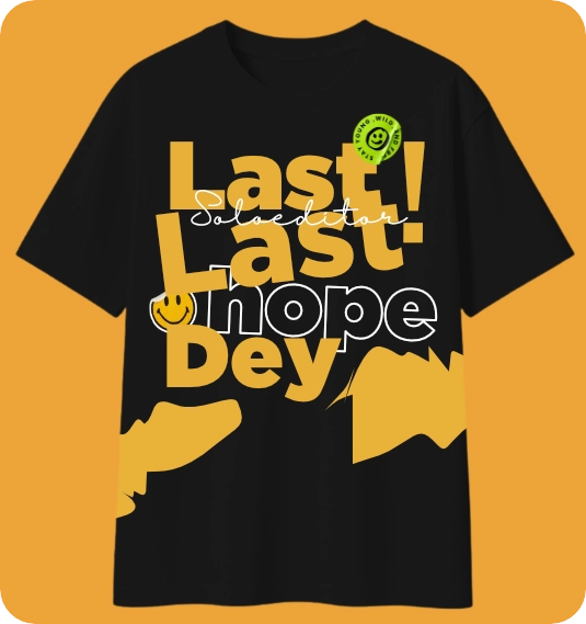 Last Last Tee, black