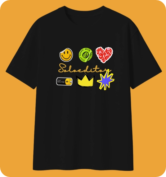 Good Vibes Tee, black